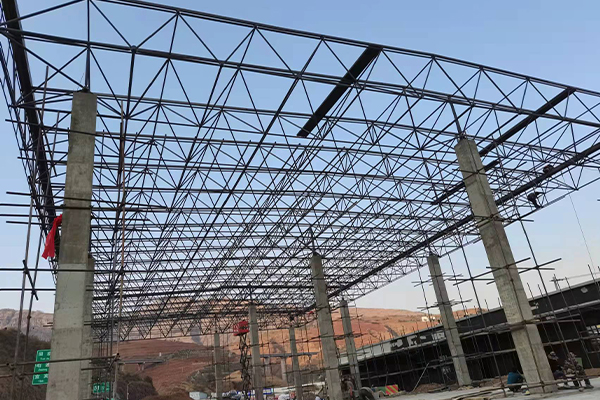 营口钢结构网架图片