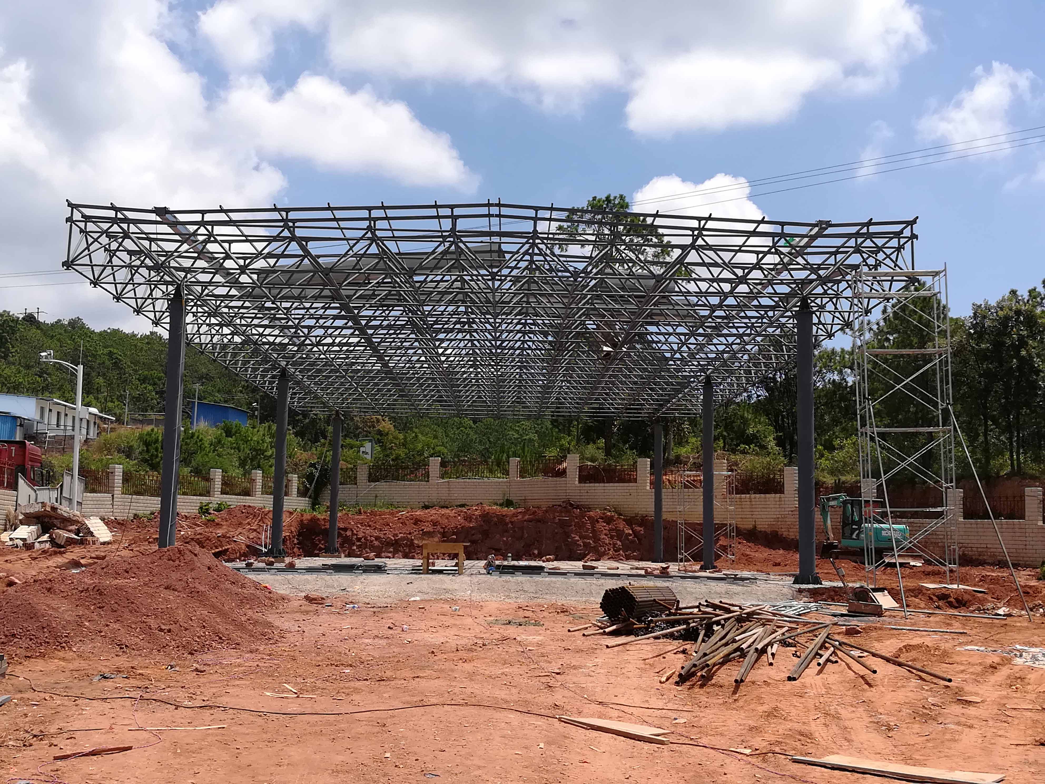 营口加油站网架屋面