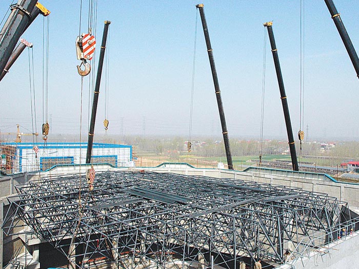 营口网架高空滑移法